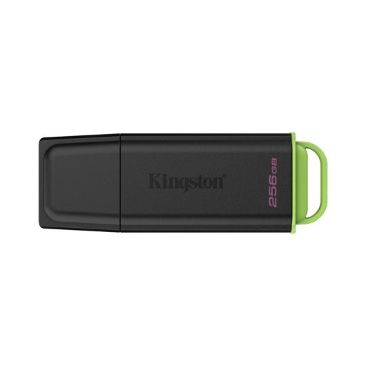 Unidad flash Kingston DataTraveler Exodia 256GB USB 3.2 Gen 1 Negro Verde