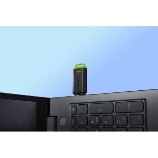 Unidad flash Kingston DataTraveler Exodia 256GB USB 3.2 Gen 1 Negro Verde