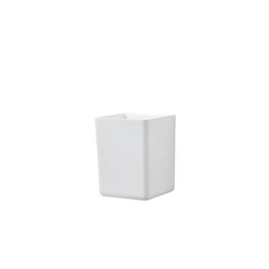 Organizador de baño Tesa Baboo Adhesivo Blanco Plástico 86 mm