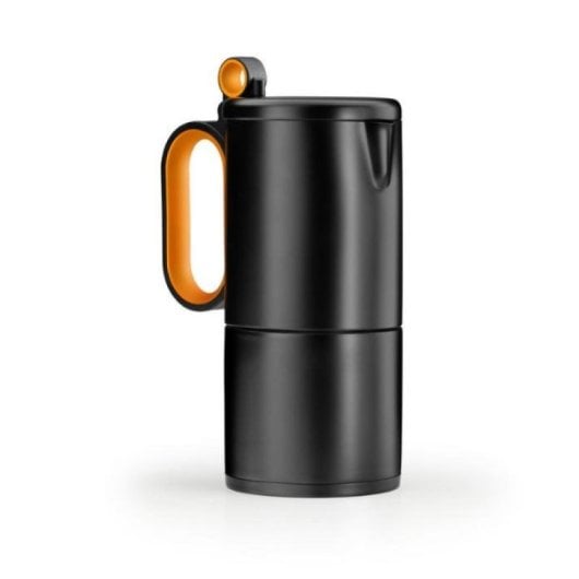 Italienischer Espressokocher BRA Efficient A170413 4 Tassen Edelstahl Induktion