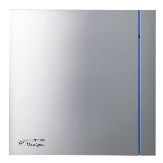 Ventilador de Pared Soler & Palau SILENT-100 CZ DESIGN 8W Silencioso con Luz Piloto IP45