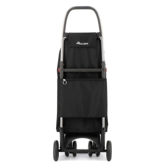 Carrello Pieghevole Rolser I-Max MF 43L 4 Ruote Rotanti Alluminio Nero