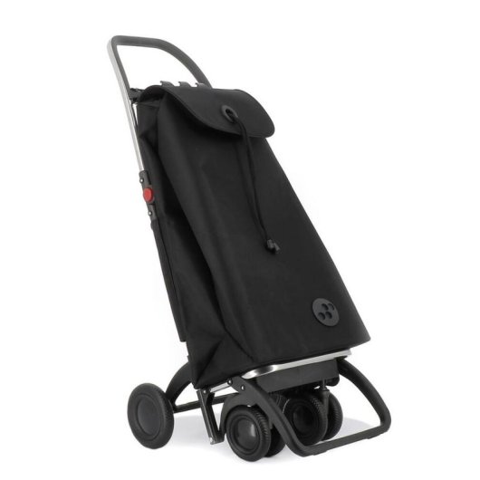 Carrello Pieghevole Rolser I-Max MF 43L 4 Ruote Rotanti Alluminio Nero