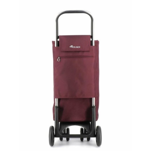 Carrito de la compra Rolser Sbelta MF 4 ruedas giratorias 44 L plegable aluminio poliéster