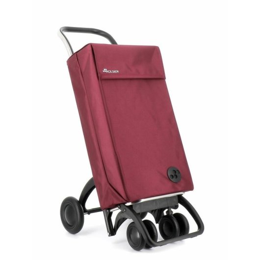 Carrito de la compra Rolser Sbelta MF 4 ruedas giratorias 44 L plegable aluminio poliéster