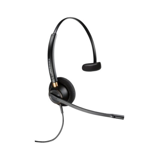 HP Poly EncorePro 510 Headset mit USB-A und USB-C Kabel für Anrufe und Musik schwarz
