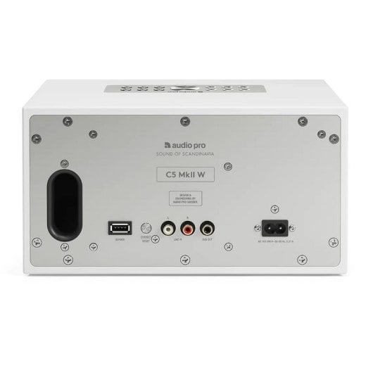 Altavoces Audio Pro C5 MKII Blanco inalámbricos 41W con Wi-Fi y Bluetooth