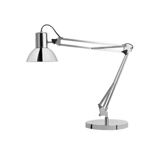 Lâmpada de secretária Unilux SUCCESS 80 LED 10W E27 Cromo Alumínio Aço
