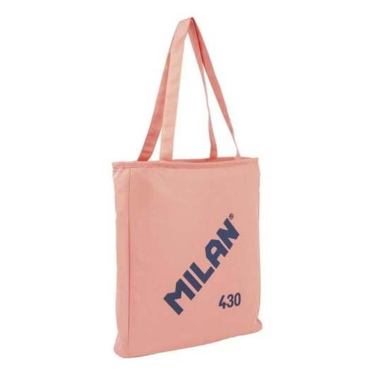 Borsa shopper Milan tessuto ripstop rosa 7,5 litri