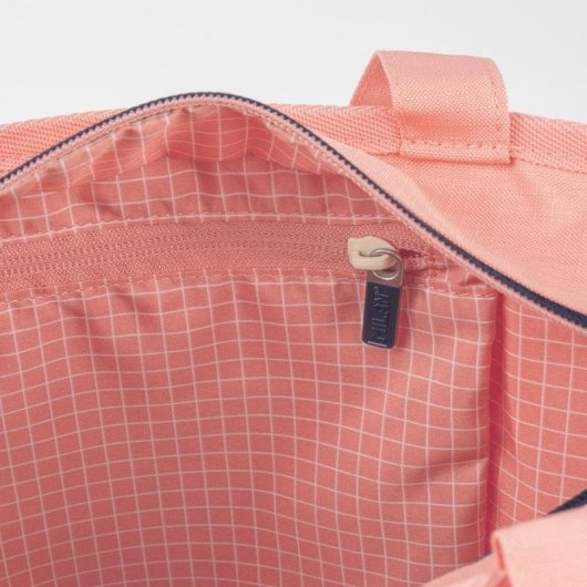 Borsa shopper Milan tessuto ripstop rosa 7,5 litri