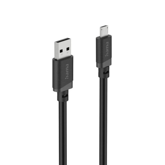 Cable USB Hama 3 m USB A a Micro-USB B USB 2.0 Negro