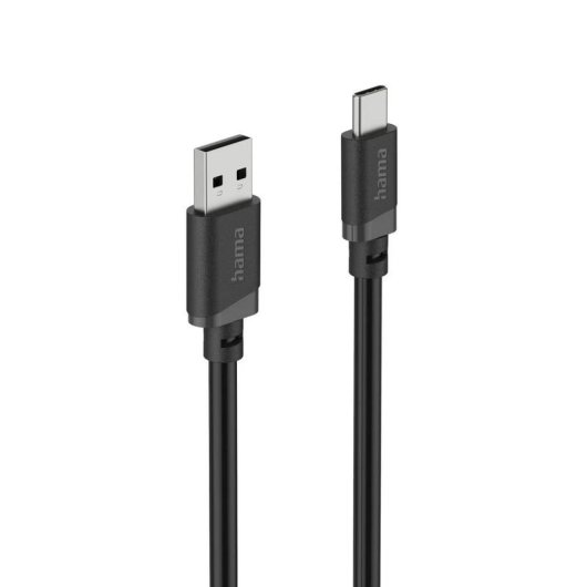 USB-Kabel Hama 0,5 m USB A auf USB C 2.0 Schwarz