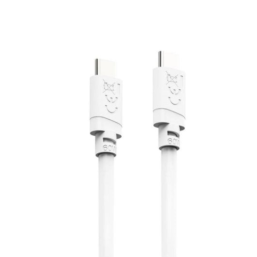 Câble USB C Hama 1 m USB 2.0 Blanc
