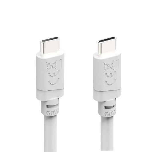 Câble USB C Hama 1 m USB 2.0 Blanc