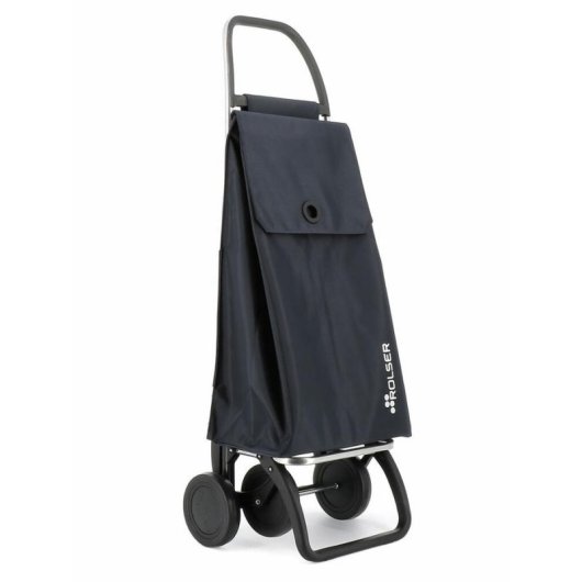 Carrello della Spesa Rolser AKANTO MF 4 ruote alluminio 43L Nero