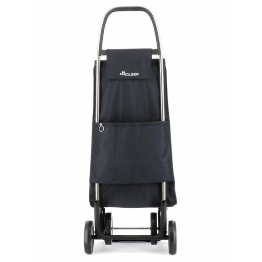 Carrello della Spesa Rolser AKANTO MF 4 ruote alluminio 43L Nero