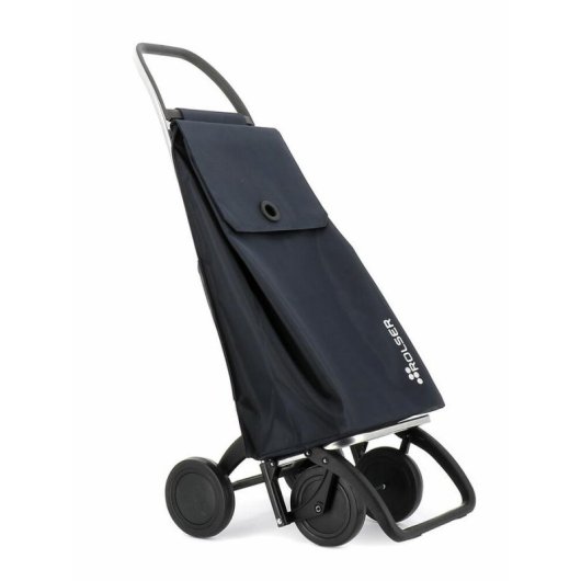Carrello della Spesa Rolser AKANTO MF 4 ruote alluminio 43L Nero
