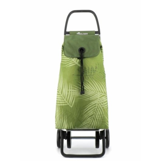Carrito de la compra Rolser I-Max Costa Rica 4 ruedas 43L verde aluminio poliéster