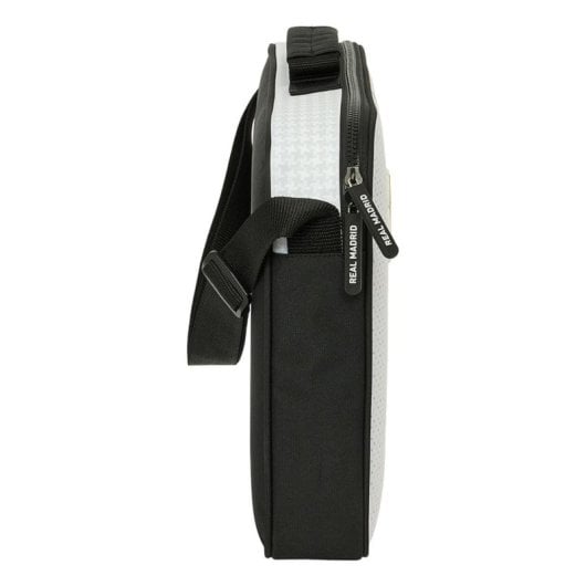 Bolso Bandolera Safta Real Madrid 1ª Equipación 6 L Negro Blanco