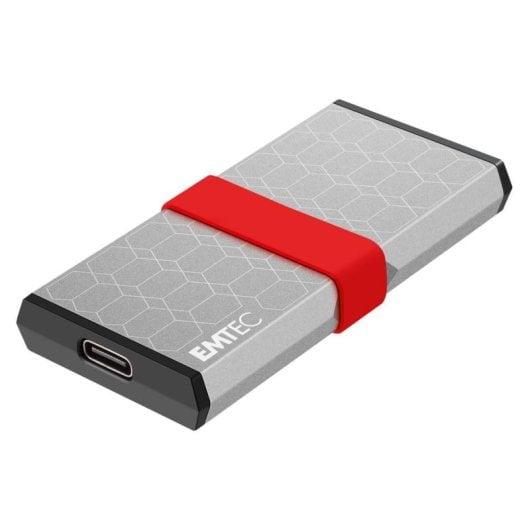 Disco Rígido Emtec X205 Mini 1TB SSD USB Tipo C 1100MB/s Prateado