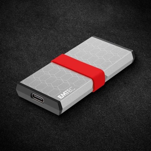 Disco Rígido Emtec X205 Mini 1TB SSD USB Tipo C 1100MB/s Prateado