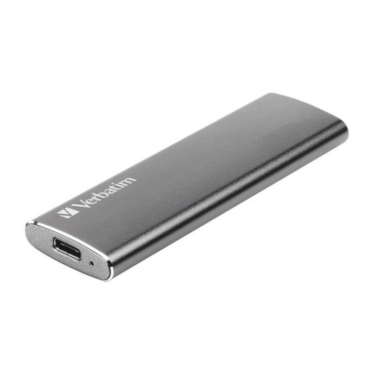 Disco Duro externo Verbatim 1TB USB Tipo C 3.2 Gen 2 Vx500 aluminio
