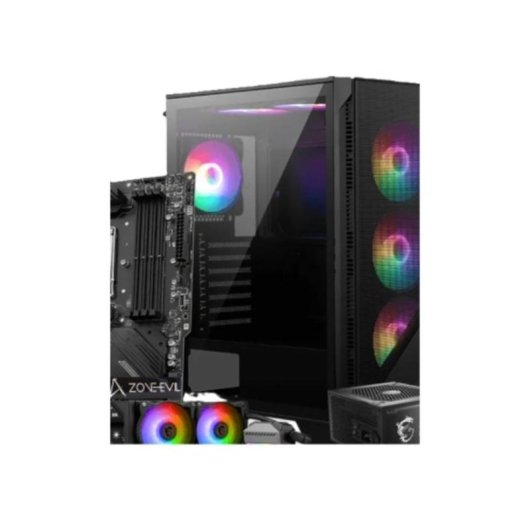 PC Sobremesa Zone Evil Quantum AMD Ryzen 7 5700X3D 32GB 2TB SSD RTX 4070 Windows 11 Home