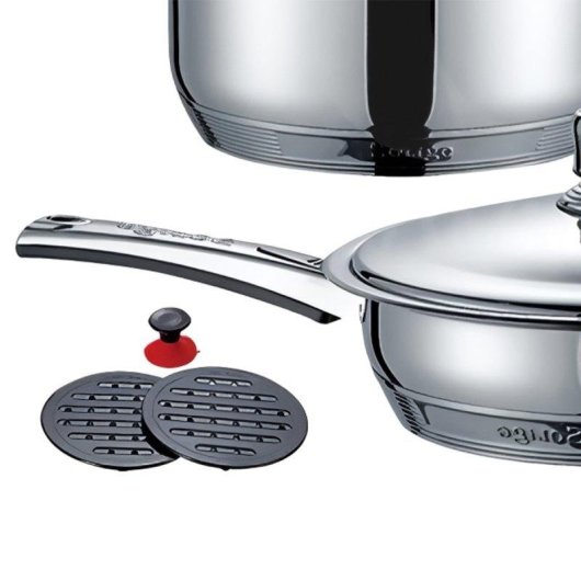 Conjunto de Cozinha Klack 16 Peças Inox Compatível Indução