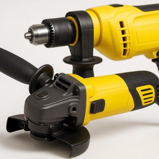 Set Profesional Klack Amoladora Angular 720W + Taladro Impacto 500W