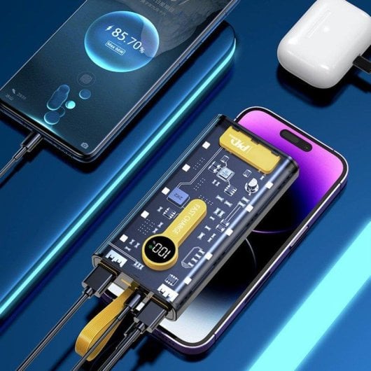 Power Bank Klack 20000mAh 22.5W Carga Rápida USB-C y USB-A