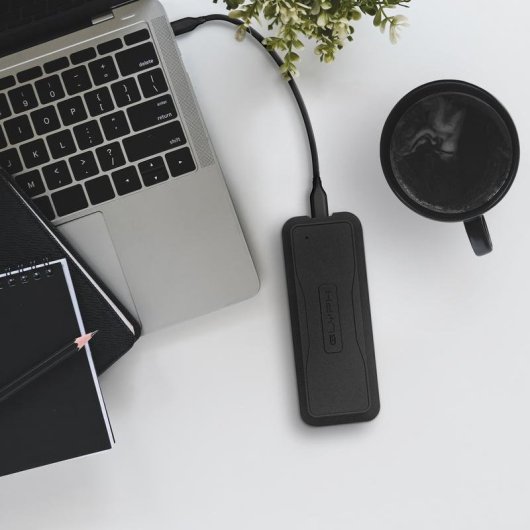 Disco Rígido Glyph Atom EV 1 TB SSD USB Tipo C 1000 MB/s Thunderbolt 3 Preto