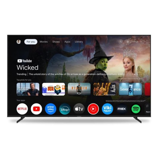 TV Thomson LED 65UG4S15 65" 4K UltraHD 60Hz Smart TV Google TV HDR10 Dolby Audio