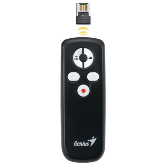 Puntero Inalámbrico Genius Media Pointer 100 USB 10 m Negro