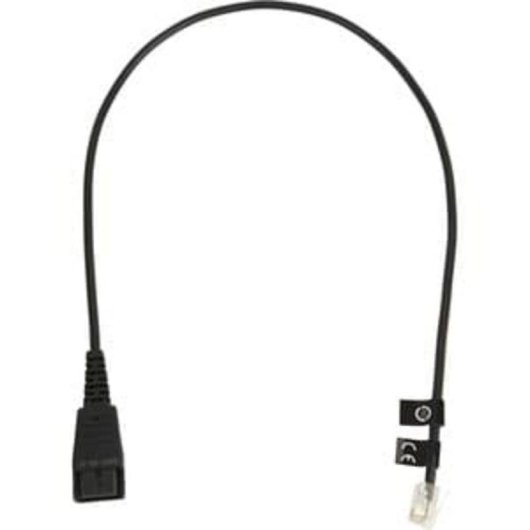 Auriculares Jabra 8800-00-01 com cabo Quick Disconnect RJ10 para uso profissional Preto