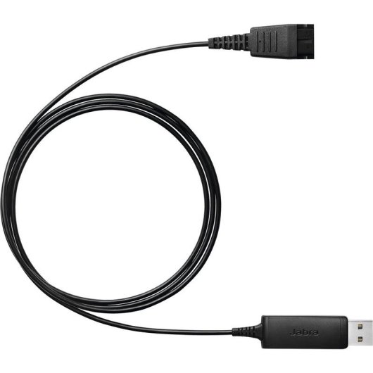 Cable Adaptador USB Jabra Link 230 QD Plug and Play Negro