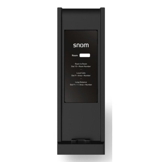 Teléfono IP Snom HD300A Negro Conexión por Cable Escritorio Pared Antibacteriano