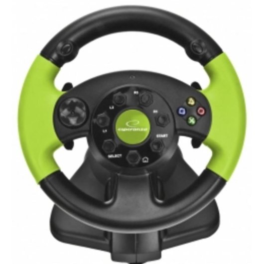Mando de Juego Esperanza EG104 para PlayStation 3 y Xbox 360 Negro y Verde