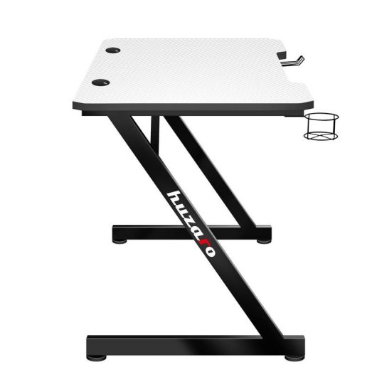 Secretário Gaming Huzaro Hero 2.5 Retangular 1200x600mm Alumínio Fibra Carbono