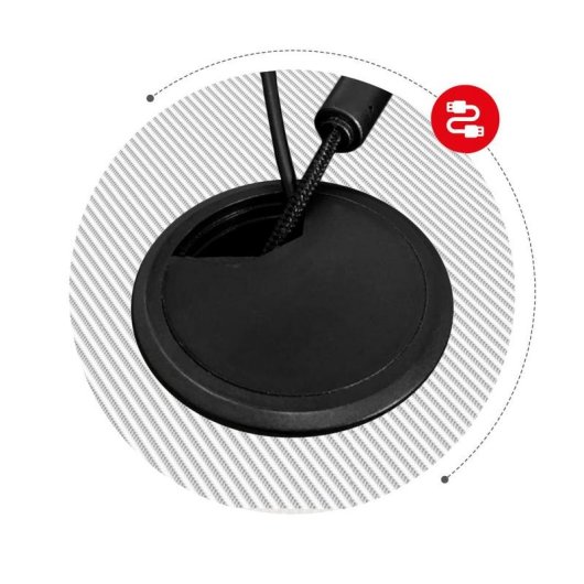 Secretário Gaming Huzaro Hero 2.5 Retangular 1200x600mm Alumínio Fibra Carbono