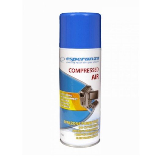Druckluftreiniger Esperanza ES103 400 ml Blau/Weiß