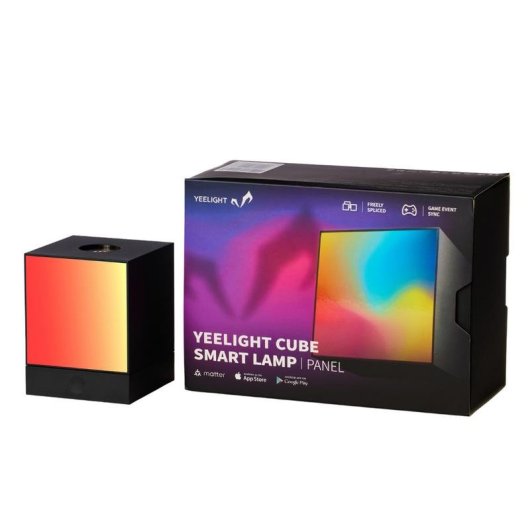Lampe de bureau intelligente Yeelight Cube Wi-Fi/Bluetooth Noir