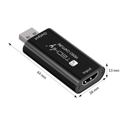 Conversor de sinal HDMI para USB Techly I-USB-VIDEO-1080TY 1080p 60 Hz