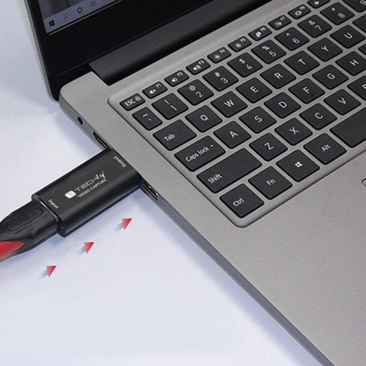 Conversor de sinal HDMI para USB Techly I-USB-VIDEO-1080TY 1080p 60 Hz