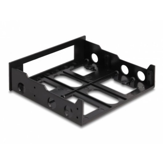 Supporto di montaggio DeLOCK 3.5" - 5.2" Plastico Nero