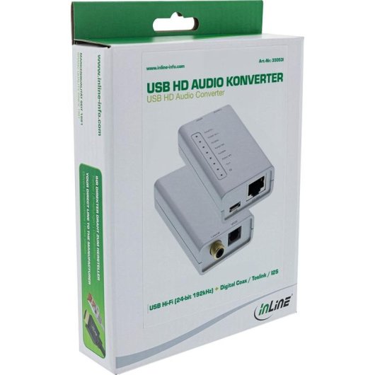 Convertidor de Audio InLine 33053I Coaxial S/PDIF