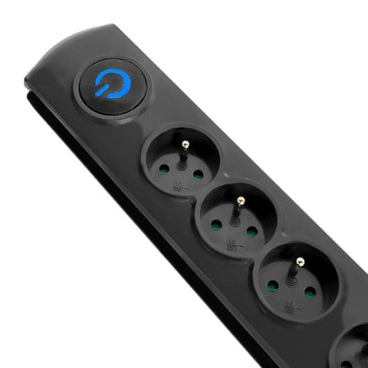 Regleta Qoltec 50104 4 Tomas AC 230 V 16 A con Protección e Interruptor
