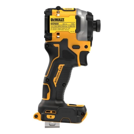Destornillador de Impacto DeWALT DCF850NT 1/4" 3250 RPM Sem Escovas