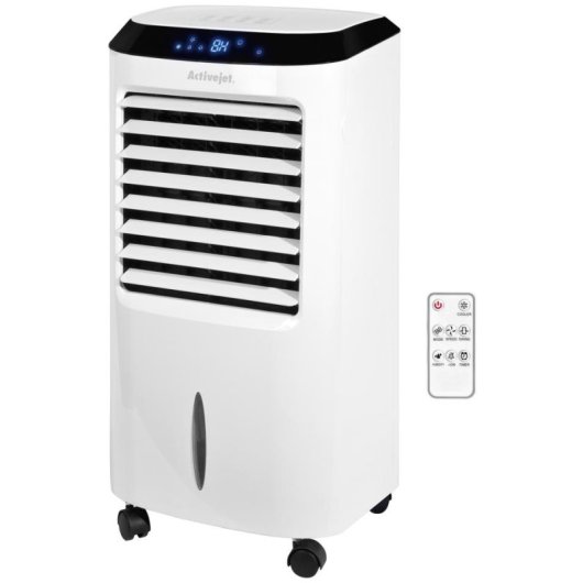 Climatizador evaporativo portátil Activejet KS-1065BPJ 10 L Blanco 4 ruedas