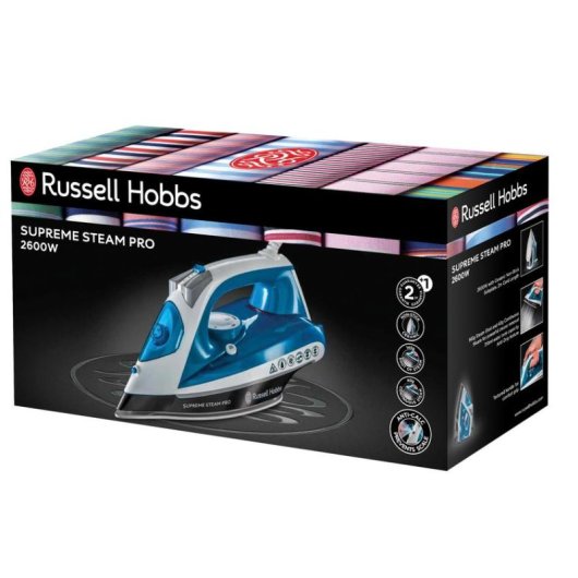 Plancha a vapor Russell Hobbs Supreme Steam Pro 2600 W Solagem cerâmica