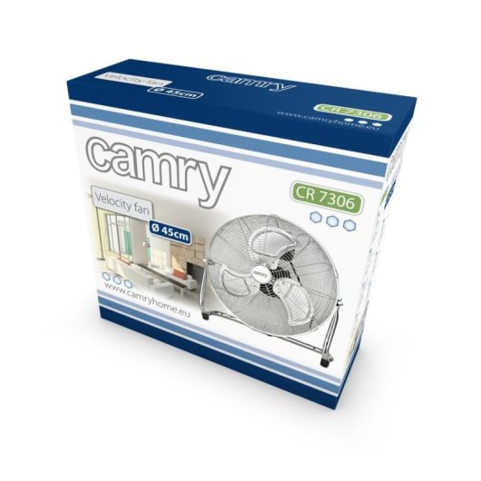 Ventilatore da Pavimento Camry CR 7306 140W 3 Velocità Griglia Protettiva Diametro 45cm